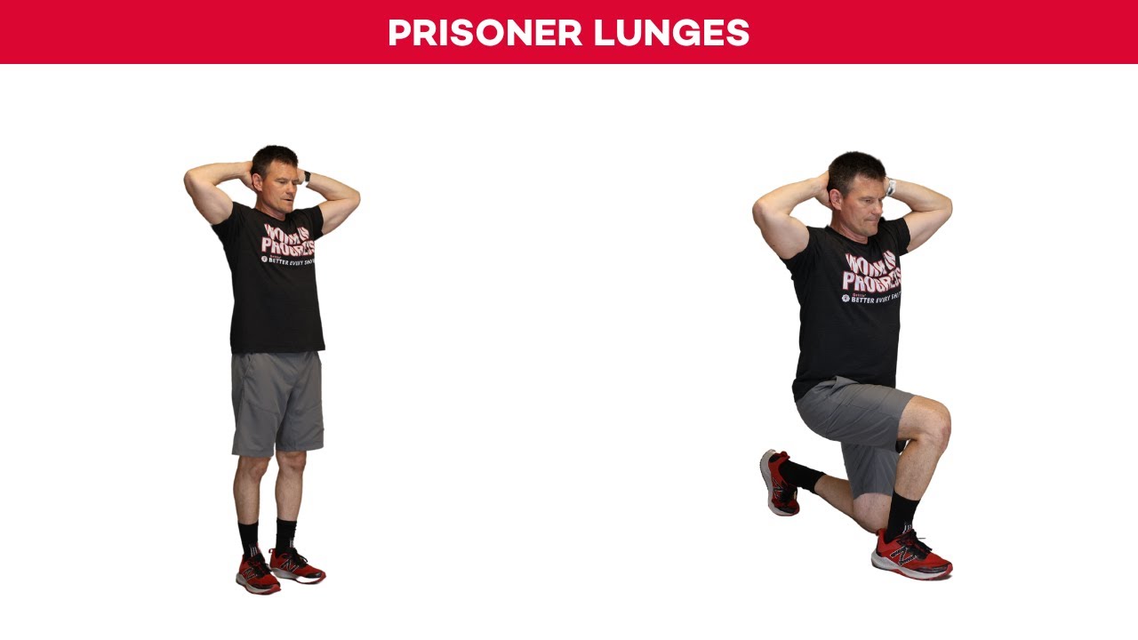 Prisoner Lunge Exercise