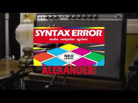 Alexander Pedals Syntax Error demo featuring Jeremy Ylvisaker
