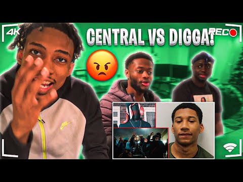 AMERICANS REACT TO CENTRAL CEE VS DIGGA D - THE VIOLENT BACKSTORY REACTION! **GETS HEATED**
