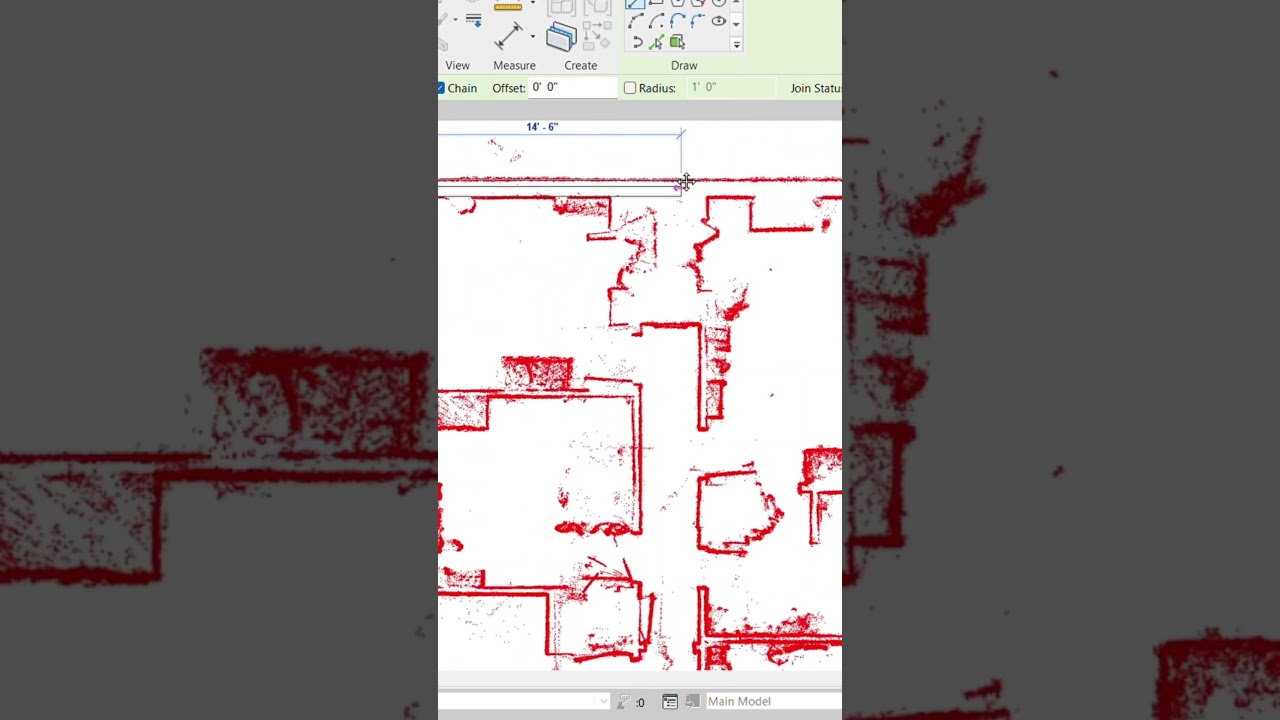 How to draft using pointcloud