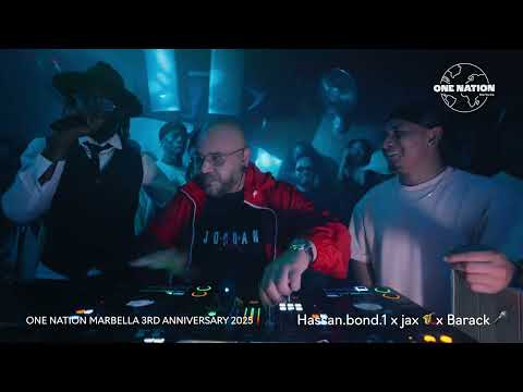 One Nation Marbella 3rd Anniversary 2025 Live Dj Hassan.bond.1 Hip-Hop afrobeat amapiano