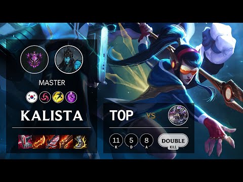 Kalista Top vs Kassadin - KR Master Patch 11.23