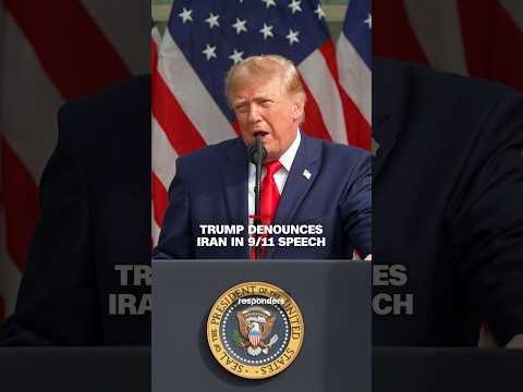Trump denounces Iran in 9/11 speech