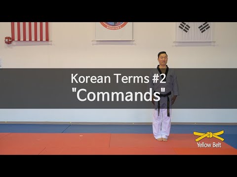 Korean Terms #2 Commands