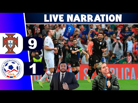 🔴 Portugal 9 - 1 Armenia⚽World Cup Qualifying - Full Match Commentary Score Video Simulation Game