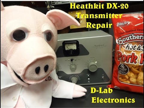 How to Repair Heathkit DX-20 CW Ham Tube Transmitter by D-lab