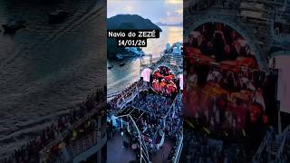 NAVIO do ZEZE MSC PREZIOSA cruzeiro jan/26 Santos @cruzeiros2025  #zezédicamargo retorno #shorts