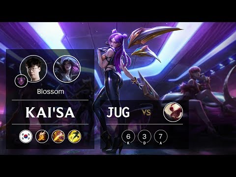 Kai'Sa Jungle vs Lee Sin - KR Master Patch 9.8