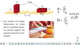 Eğitim Vadisi 10.Sınıf Fizik 5.Föy Basınç ve Kaldırma Kuvveti 1 Konu Anlatım Videoları
