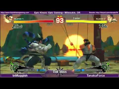 Epic Khaos Feb SSF4 Winners Finals - Duggish (HON) vs TanakaForce (RYU)