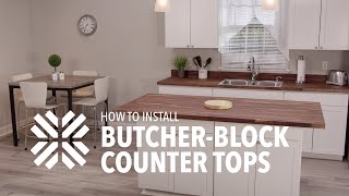 How to Install Butcher Block Counter Tops (Kitchen Idea) | LL Flooring