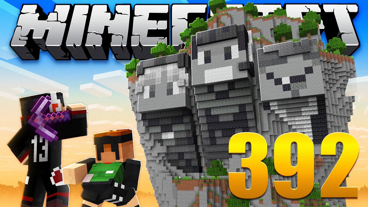 Construímos a Montanha Hokage - Minecraft Em busca da casa automática #392