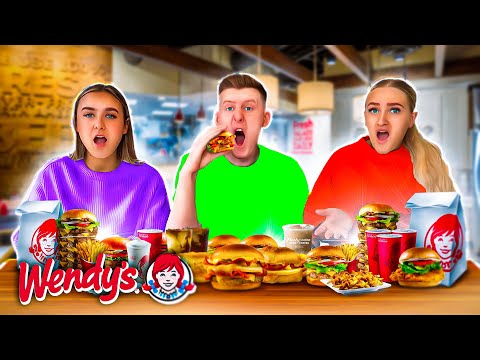 Last to STOP Eating WENDYS Food Wins £10,000 - Challenge