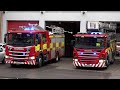 Multiple Fire Engines Siren And Lights Around The UK
