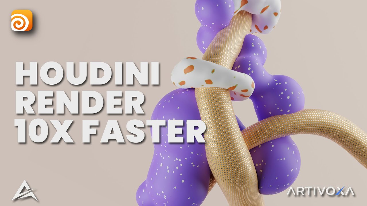 Houdini Tutorial | FAST RENDER WITH FOX RENDER FARM