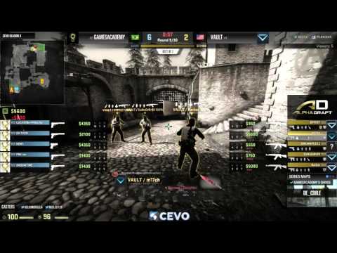 GamesAcademy vs VAULT Game 1 (CEVO-M CS:GO Season 8) - Helium & Misled