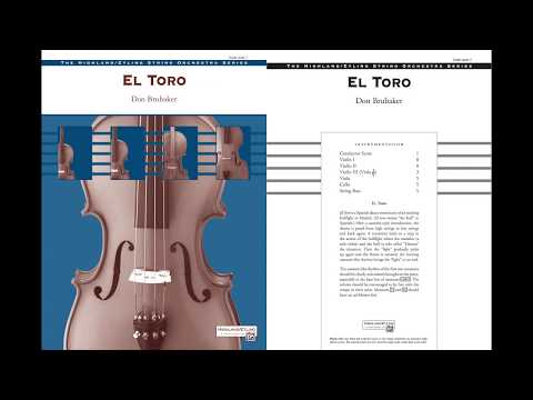 El Toro, By Don Brubaker – Score & Sound