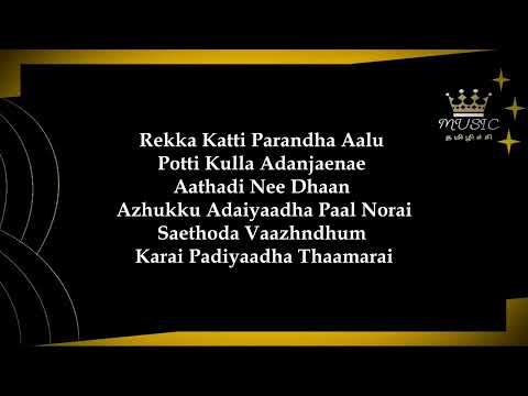 Vellakkara Durai - Ammadi Un Azhagu Lyric | Vikram Prabhu, Sri Divya