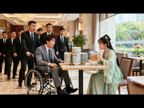 CEO hated all women until he saw，poor girl eat 18 bowls of noodles in row,love blossomed within him。