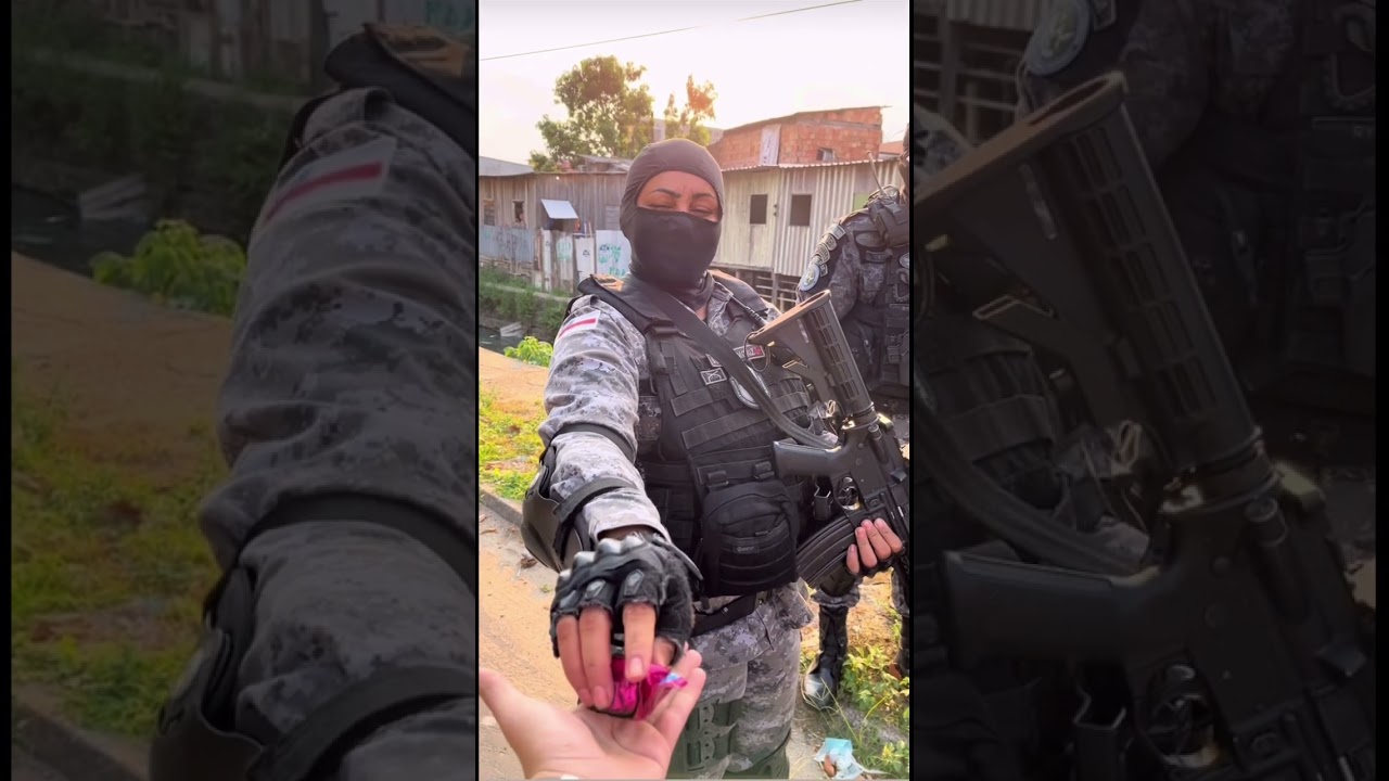 Policial Militar Da ROCAM 😍 #Shorts #Manaus #Amazonas