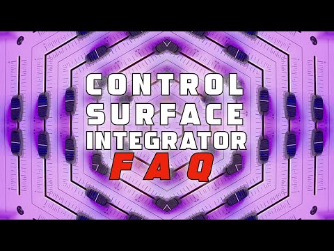Control Surface Integrator FAQ (and sharing my config)