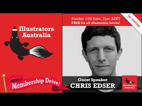 Illustrators Australia Artist Talk: Chris Edser – “Play”