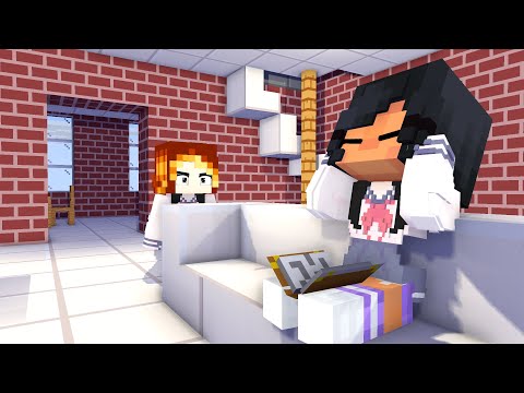 WOMP WOMP SIMPLE DIMPLE YAY ARIGATO SCHOOL GIRLS KIM VS APHMAU - MINECRAFT ANIMATION #shorts