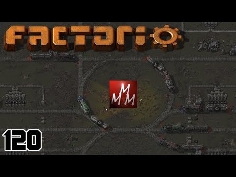 Factorio 120 XXL • Zug Chaos im Kreisel • Gameplay German / Deutsch