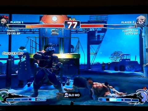 Tokido [Akuma] vs viperRX188 [Gouken] SUPER STREET FIGHTER 4 - Japanese Online Ranked Matches
