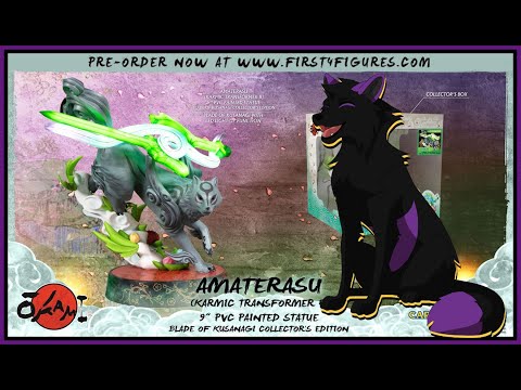 My Okami  Amaterasu PVC: Karmic Transformer 8 (Blade of Kusanagi Collector's Edition)  First4Figures