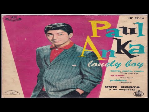 PAUL ANKA - LONELY BOY ( 1959 ) VIDEO IN COLOUR