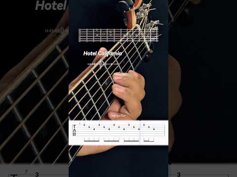 Short Guitar Tabs | Hotel California - Eagles (Outro)