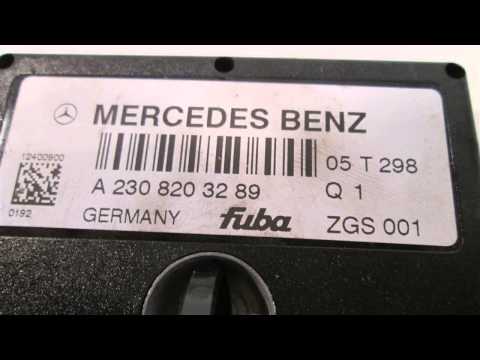 2006 Mercedes SL500 Antenna Booster Amplifier 2308203289 - mbiparts.com Used OEM Mercedes Par... OEM