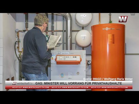 Gasnotlage: Minister will Vorrang für Privathaushalte