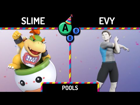 HABBY Belated | Slime (Bowser Jr) vs Evy (Wii Fit) | Pools | SSBU Smash Ultimate REUPLOAD