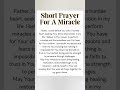 Prayer for miracle 🙏#prayer #miracle #jesus #dailyprayers #devotional #god #bible #christ