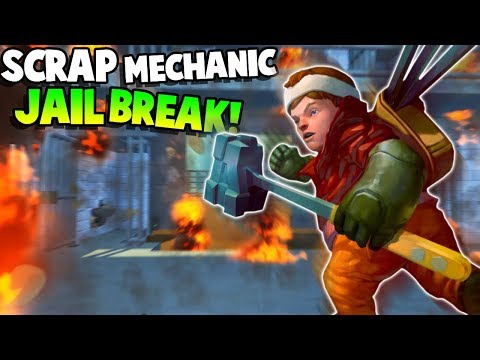 JAILBREAK! ESCAPE FROM PRISON! - Scrap Mechanic Gameplay Roleplay - Explosive Update