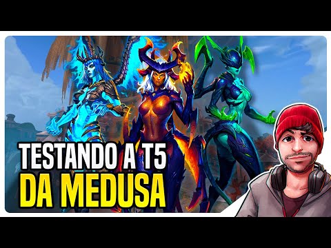 TESTANDO A NOVA SKIN T5 DA MEDUSA! E jogando num servidor infeliz... - Ranked Conquista