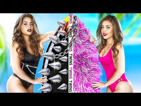 Good Twin vs. Bad Twin / Twins on vacation!