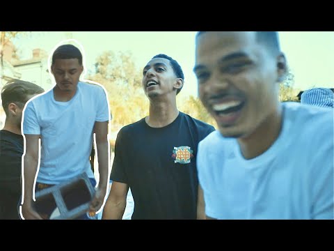 Throwing cinder blocks at people with Salimthedream, Nick Nayersina & Lil Mosey!!!