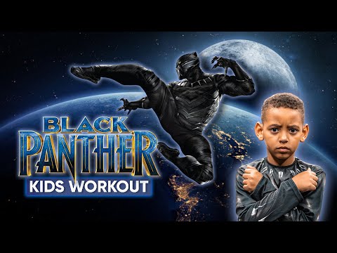 BLACK PANTHER Workout (Fitness für Kinder zum Mitmachen)