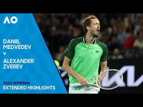 Daniil Medvedev v Alexander Zverev Extended Highlights | Australian Open 2024 Semifinal