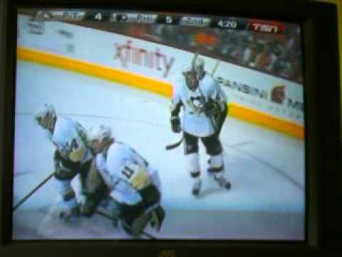 Jordan Staal goal 5-4 Flyers vs Penguins