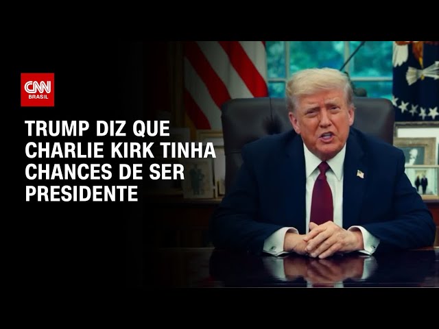 Charlie Kirk tinha "boa chance de ser presidente", diz Trump | CNN 360º