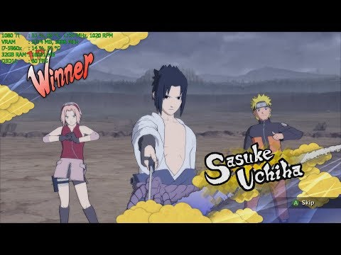 Naruto Shippuden Ultimate Ninja Storm 2 Trilogy PC 60 FPS - Team 7 Gameplay 1080p