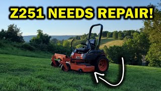Kubota Z251 - Complete Deck Service and Repair