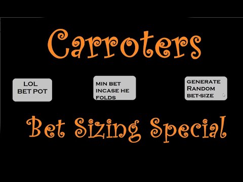 Carroters Tells You To How To Bet Size Properly