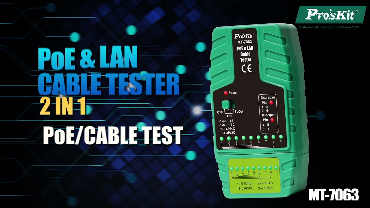 Poe LAN tester