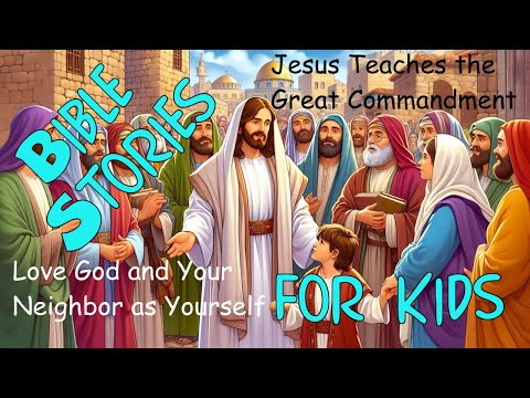 The Great Commandment - Jesus Teaches Us to Love God and Others as Yourself - Bible Stories for Kids