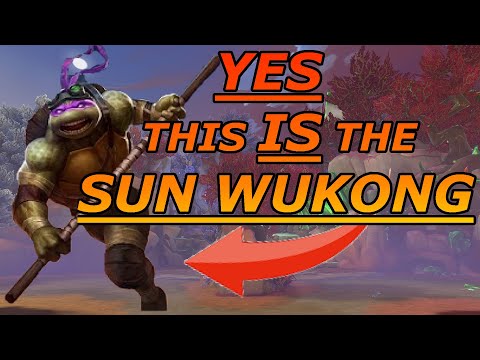 SUN WUKONG TURNED INTO A TURTLE USING TMNT POWERS! - Grandmasters Ranked 1v1 Duel - SMITE
